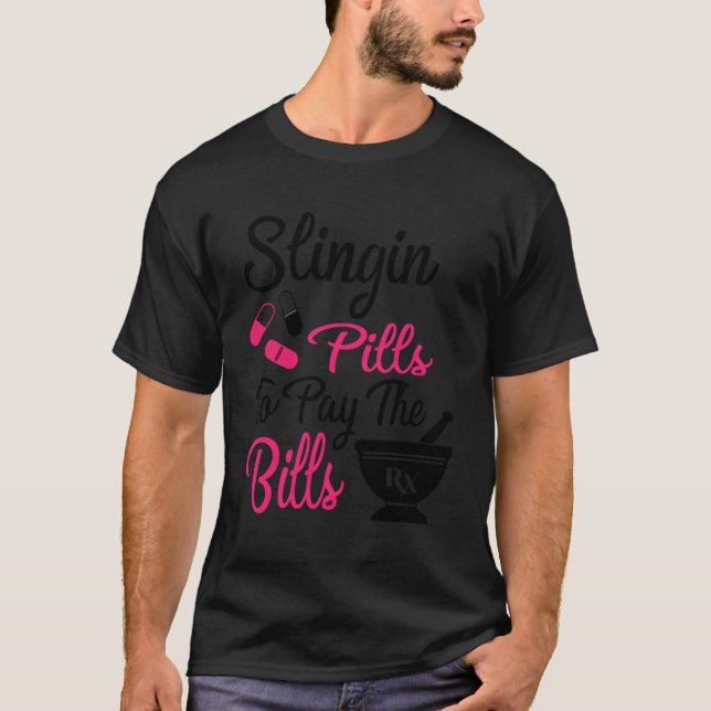 Pharmacy Technician Cpht Pharmacist Tech T-Shirt (Front)