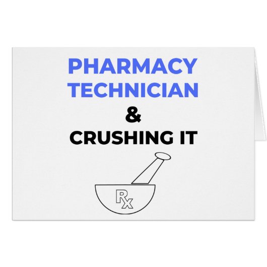 Pharmacy Technician & Crushing It 2 Cards (Front Horizontal)