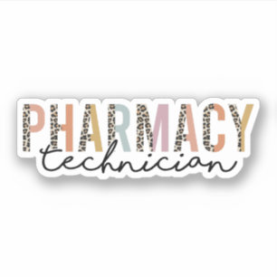 Pharmacy Technician, Funny Pharmacy Tech Sticker