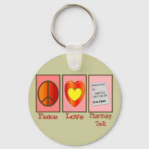 Pharmacy Technician Gifts Keychain