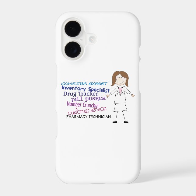 Pharmacy Technician Iphone Case (Back)