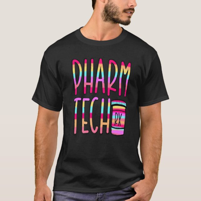 Pharmacy Technician Pharm Tech Pharmacist Medicine T-Shirt (Front)