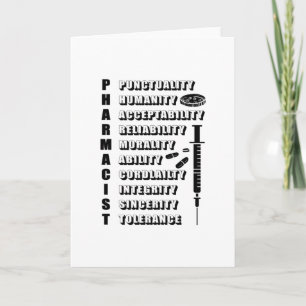 Pharmacy Technician Pharmacists Pharmacist Quote Card