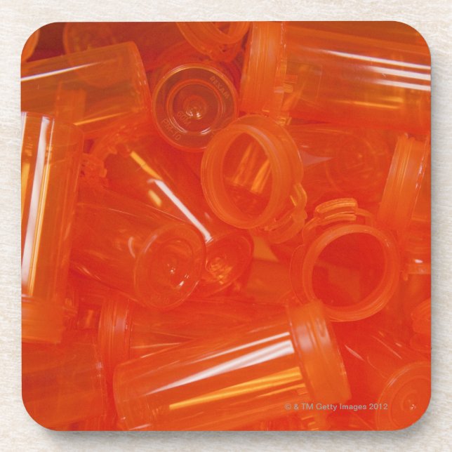 Pharmacy tools, pills, medication 2 beverage coaster (Front)