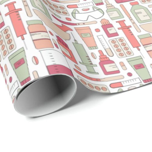 Pharmacy Tools Wrapping Paper