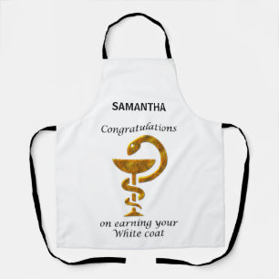 Pharmacy White Coat Ceremony Congratulations Apron