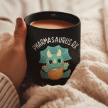 Pharmasaurus RX - Funny Pharmacy - Pharmacist Coffee Mug<br><div class="desc">Designed by Freepik.
Elevate your pharmacy style with our Pharmasaurus RX mug. This funny pharmacist cup is the perfect gift for pharmacists,  pharmacy techs,  and students. Celebrate pharmacy school graduation in style with this mug.</div>