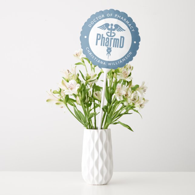 PharmD Doctor of Pharmacy Graduation Pharmacist Balloon (Vase)