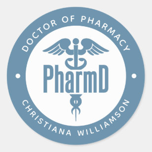 PharmD Doctor of Pharmacy Graduation Pharmacist Classic Round Sticker