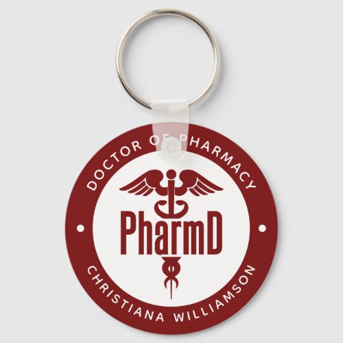 PharmD Doctor of Pharmacy Graduation Pharmacist Keychain