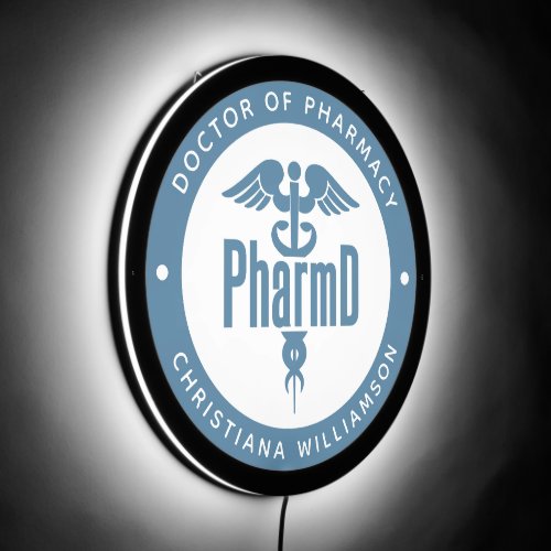 PharmD Doctor of Pharmacy Graduation Pharmacist LED Sign