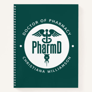 PharmD Doctor of Pharmacy Graduation Pharmacist Notebook