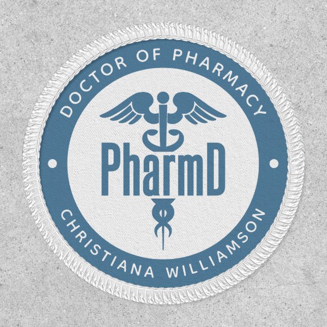 PharmD Doctor of Pharmacy Graduation Pharmacist Patch (Front)