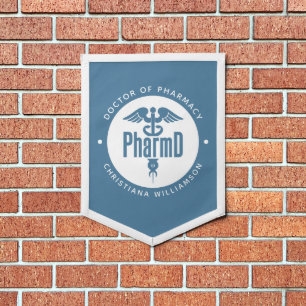 PharmD Doctor of Pharmacy Graduation Pharmacist Pennant
