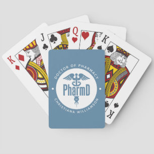 PharmD Doctor of Pharmacy Graduation Pharmacist Poker Cards