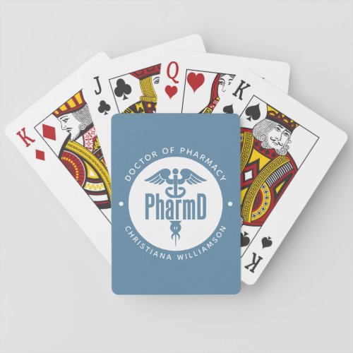 PharmD Doctor of Pharmacy Graduation Pharmacist Poker Cards