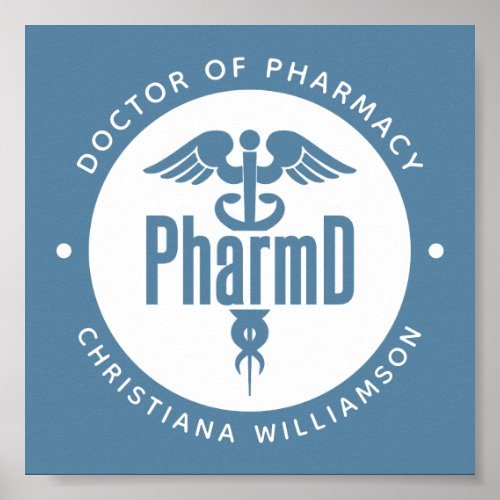 PharmD Doctor of Pharmacy Graduation Pharmacist Poster