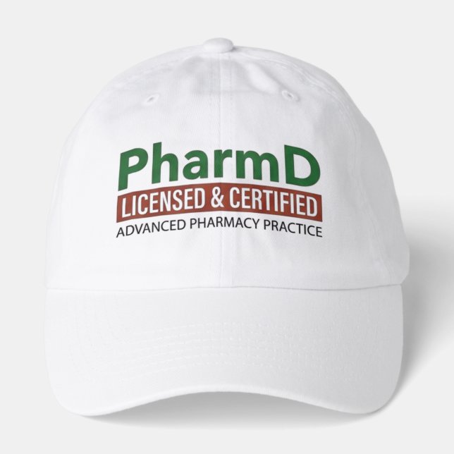 PharmD Licensed & Certified Hat (Front)