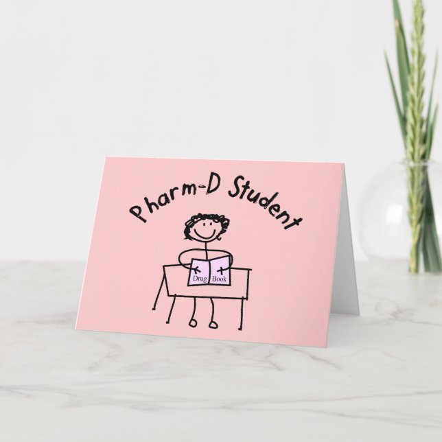 PharmD Pharmacy Student Gifts Card (Front)