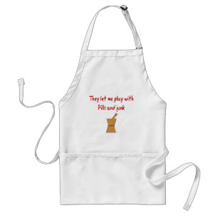 PharmD Student Gifts --Hilarious "Play With Pills" Adult Apron
