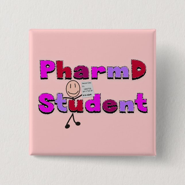 PharmD Student Gifts Pinback Button (Front)
