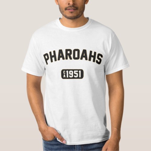 Pharoahs 1951 White T_shirt T_Shirt