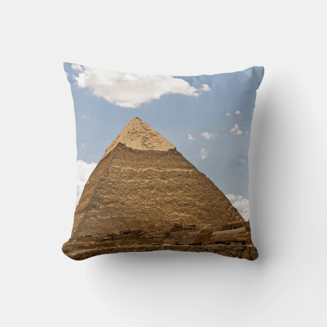 Pharoahs Pyramid Throw Pillow (Front)