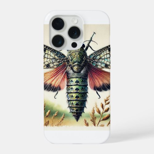 Pharsalia Butterfly 180624IREF109 _ Watercolor iPhone 15 Pro Case