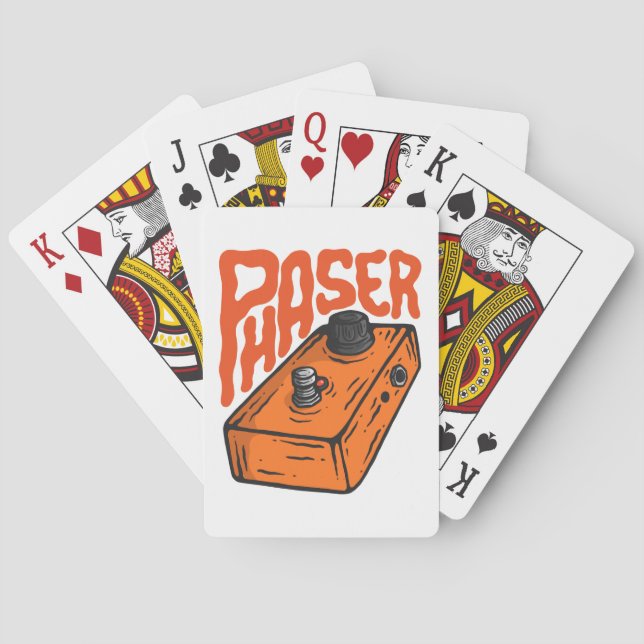 Phaser Pedal Poker Cards (Back)