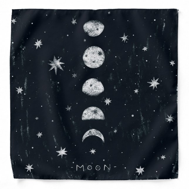 Phases of the moon Bandana (Front)