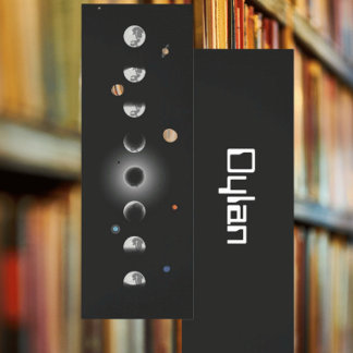 Phases of the moon bookmarks