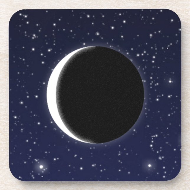 Phases of the Moon Drink Coaster (Front)