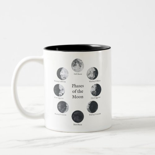 Phases of the Moon Educational Mug