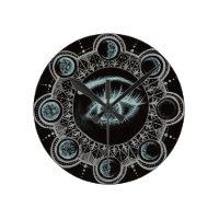Phases of the Moon Eye Round Clock