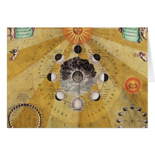 Phases of the Moon, from 'The Celestial Atlas Cards (Front Horizontal)