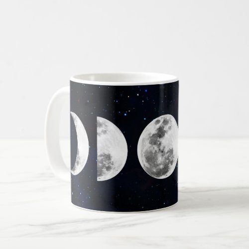 Phases of the Moon Galaxy Coffee Mug