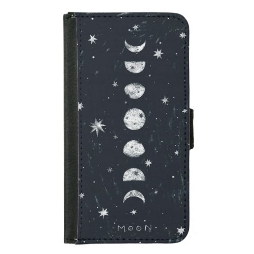 Phases of the moon iPhone X Wallet Case