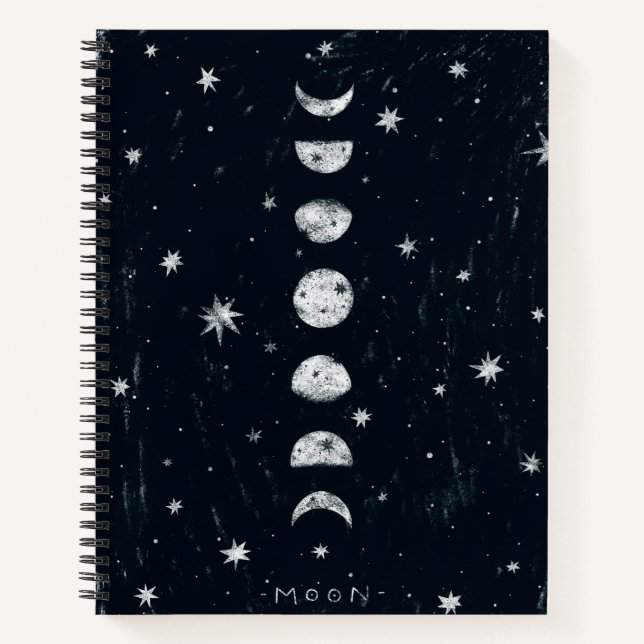 Phases of the moon notebook (Front)
