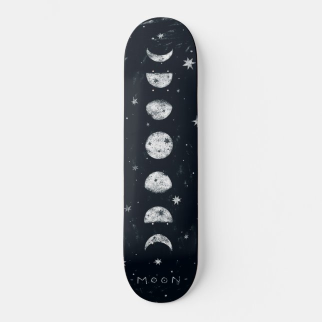 Phases of the moon skateboard (Front)