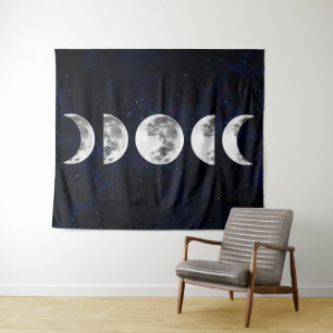 Phases of the Moon Tapestry