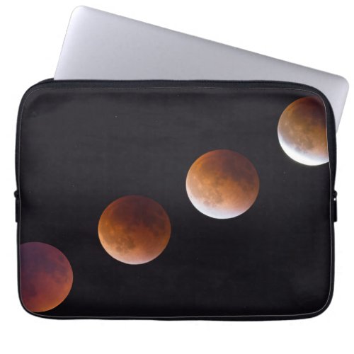 Phases of Total Lunar Eclipse  Seattle Laptop Sleeve