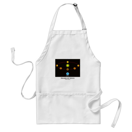 Phases Of Venus (Astronomy) Adult Apron