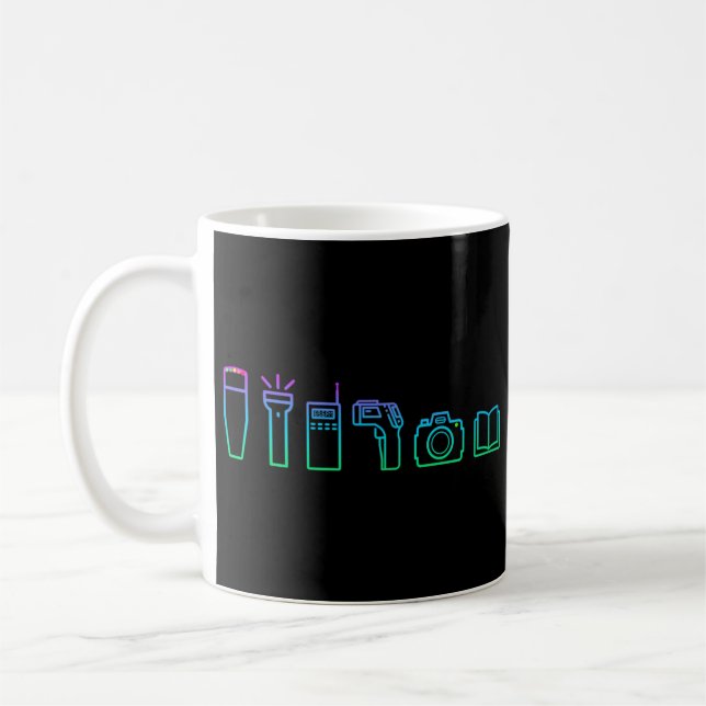 Phasmophobia Equipment - Gradient Coffee Mug (Left)