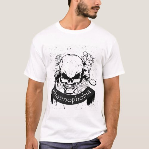 Phasmophobia Skull T_Shirt