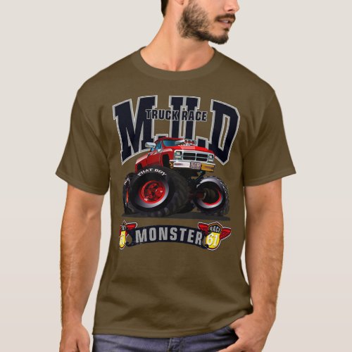 Phat Boy Monster Truck Race  T_Shirt