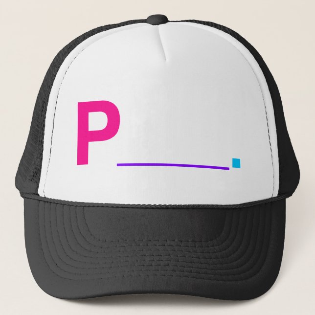 Phat Hat. Trucker Hat (Front)