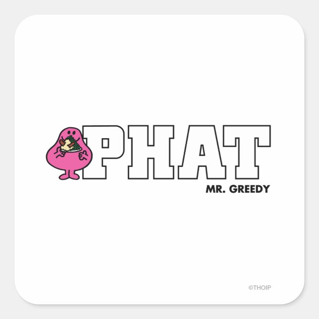 PHAT SQUARE STICKER (Front)