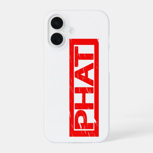 Phat Stamp Iphone Case (Back)