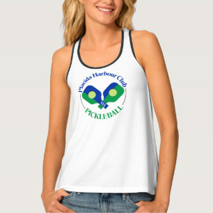 PHC Pickleball Women's Racerback Tank Top piping