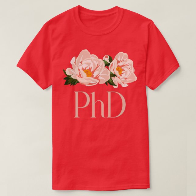 Phd boho wild rose Design T-Shirt (Design Front)